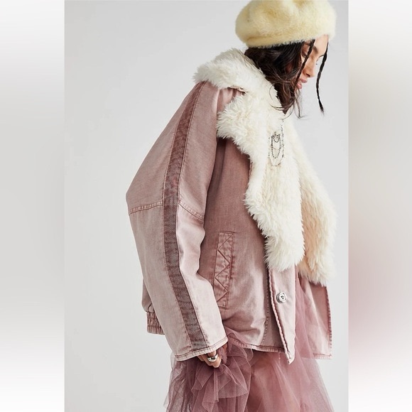 STUNNING! Free People upgraded denim jacket - Picture 4 of 16